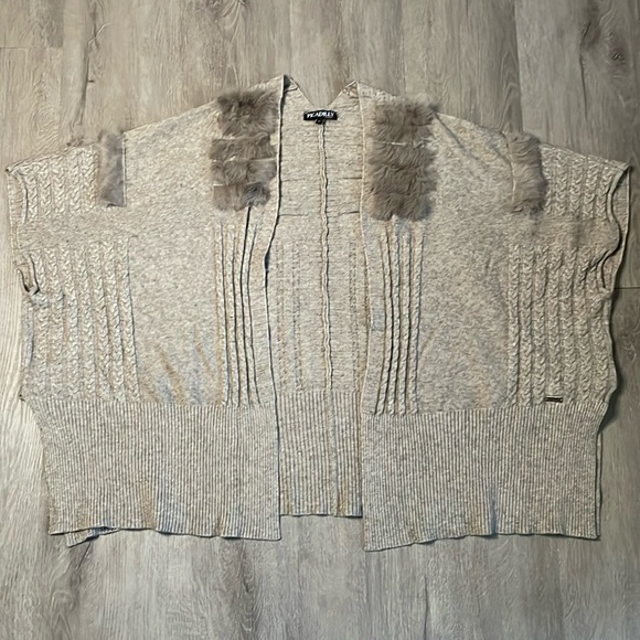 Picadilly open front knitted cardigan Large - Picture 1 of 5
